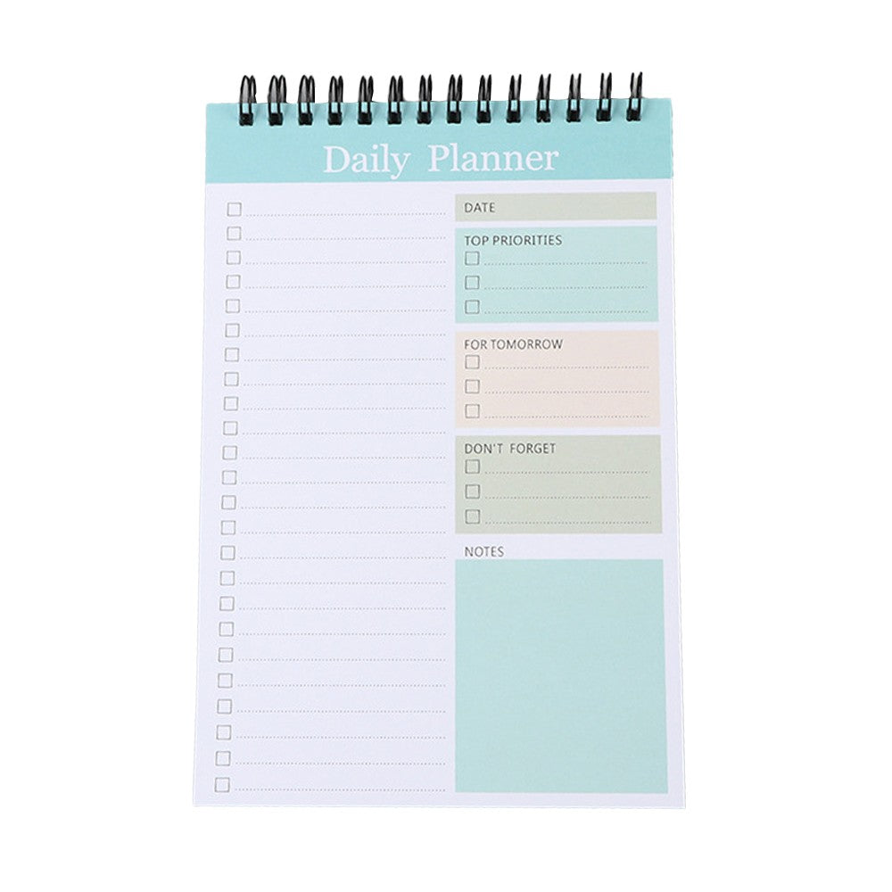 2Pcs 35sheets To Do List Notepad Undated Daily Planner Notebook Memo Note
