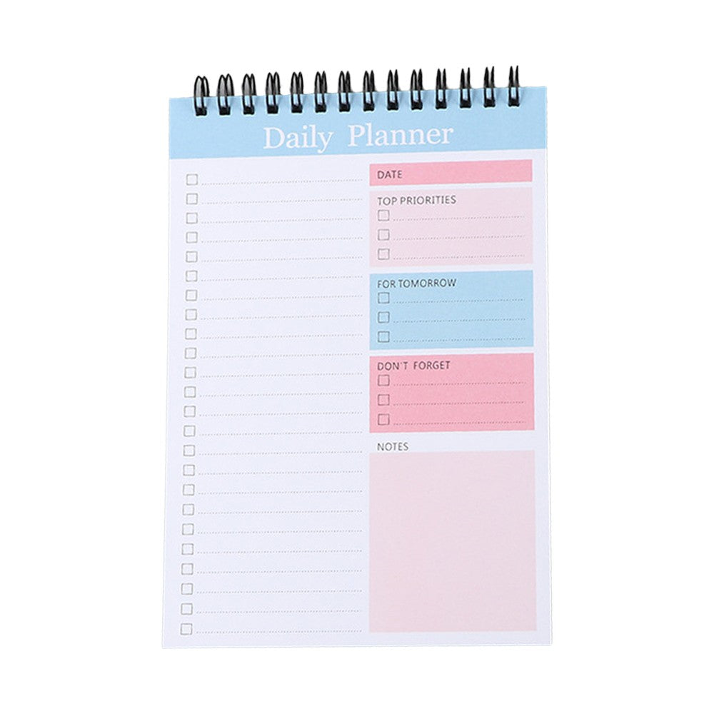 2Pcs 35sheets To Do List Notepad Undated Daily Planner Notebook Memo Note