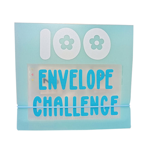 100 Envelope Challenge Binder Money Saving Binder Budget Binder Blue