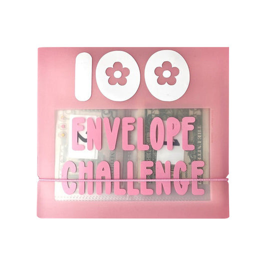 100 Envelope Challenge Binder Money Saving Binder Budget Binder Pink