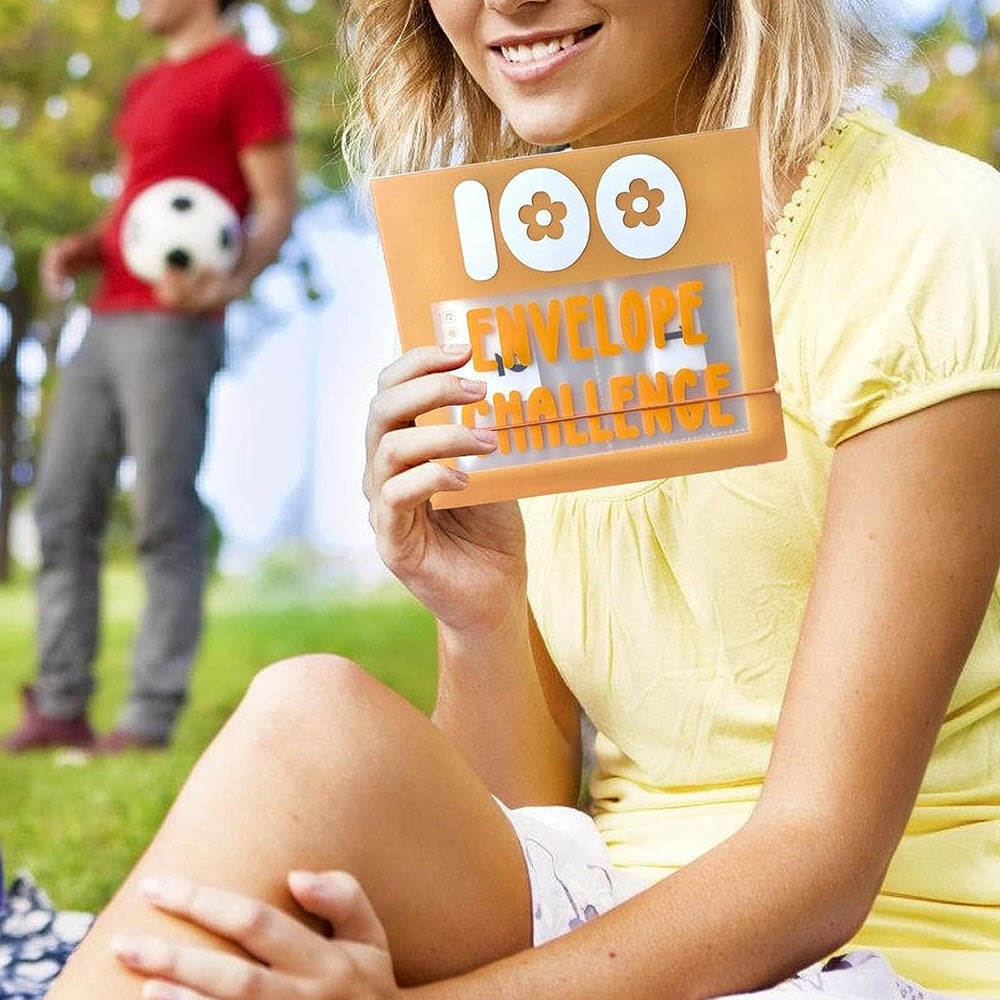 100 Envelope Challenge Binder Money Saving Binder Budget Binder Yellow