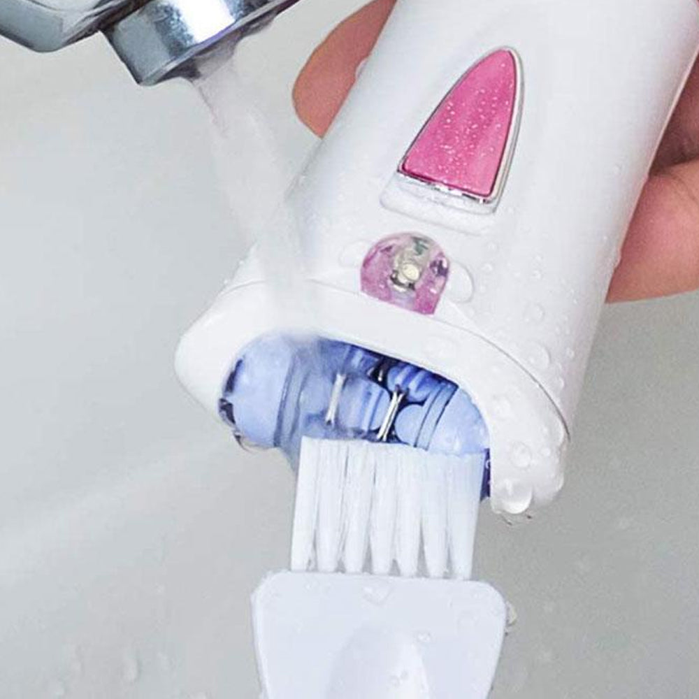 2x Smooth Glide Epilator Facial Hair Removal