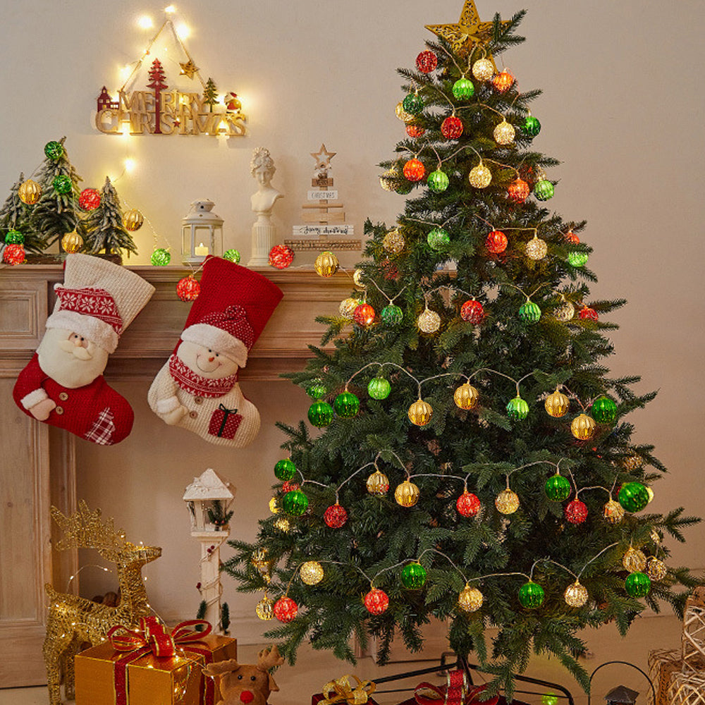 Christmas Tree Ball Lights Christmas String Lights for Xmas Decorations