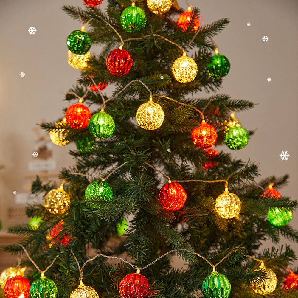 Christmas Tree Ball Lights Christmas String Lights for Xmas Decorations