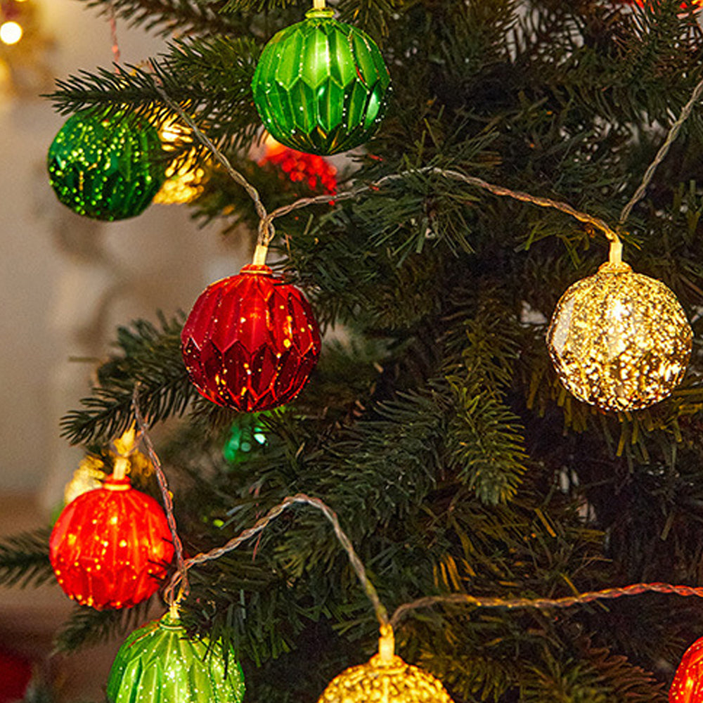 Christmas Tree Ball Lights Christmas String Lights for Xmas Decorations