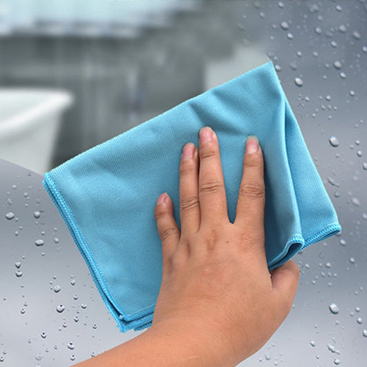 5Pcs Microfiber Cleaning Cloths 30x30cm Glass Cleaning Duster Cloths Towel