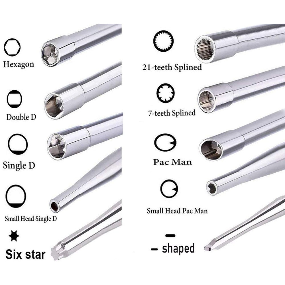 10-Piece Carburetor Adjustment Tool Set Small Engine Carb Tune up Adjusting Tool