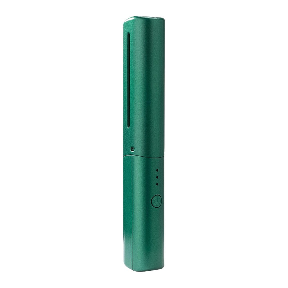 Green Portable Hair Straightener Comb Rechargeable Mini Hair Straightener