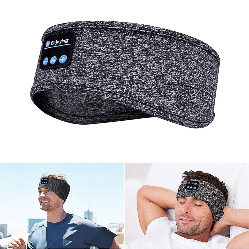 1Pc Bluetooth 5.0 Sleeping Headphones Wireless Sports Music Headband Sleeping Eye Mask