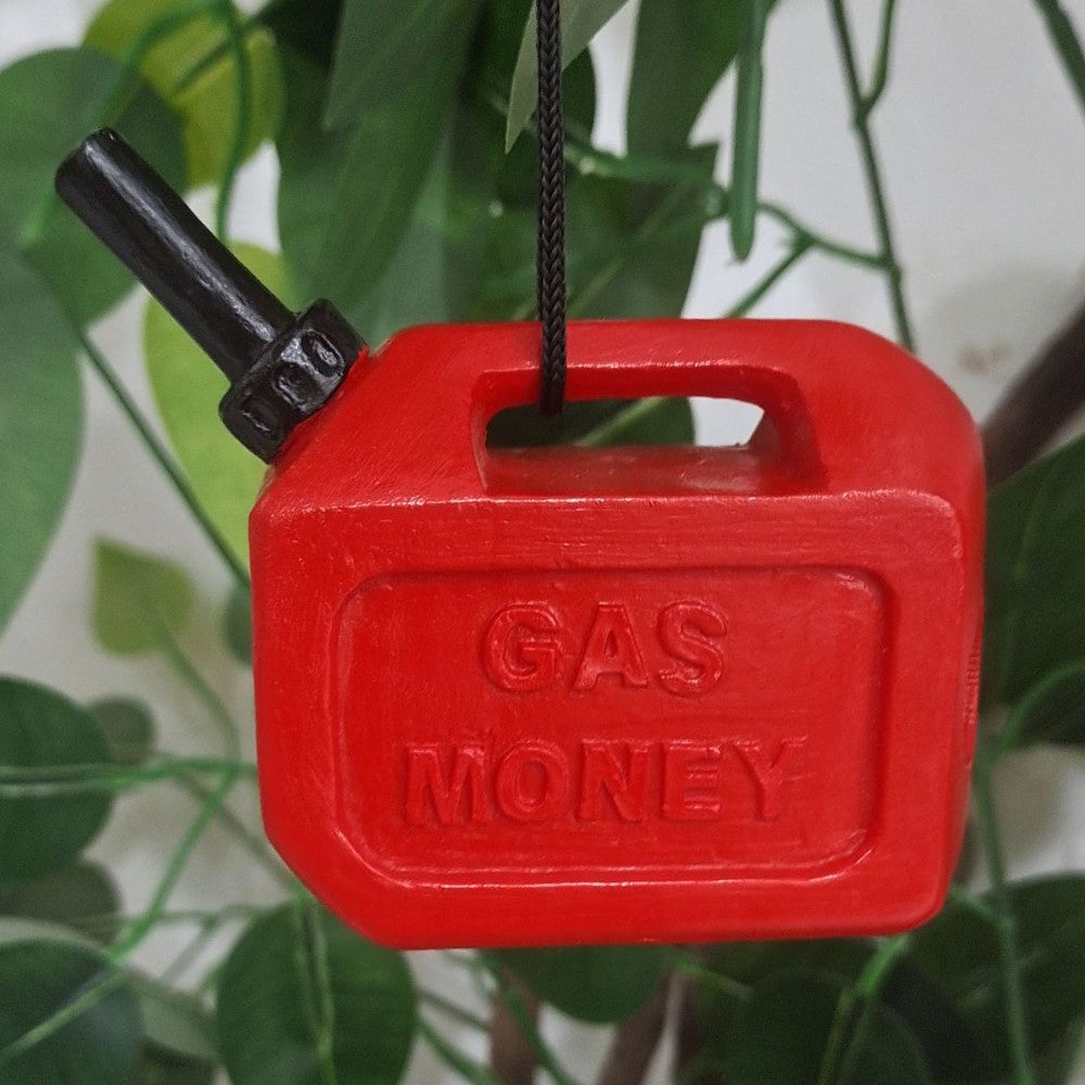 1Pc Funny Christmas Gas Can Ornament Red Gasoline Barrels Xmas Tree Hanging Decoration
