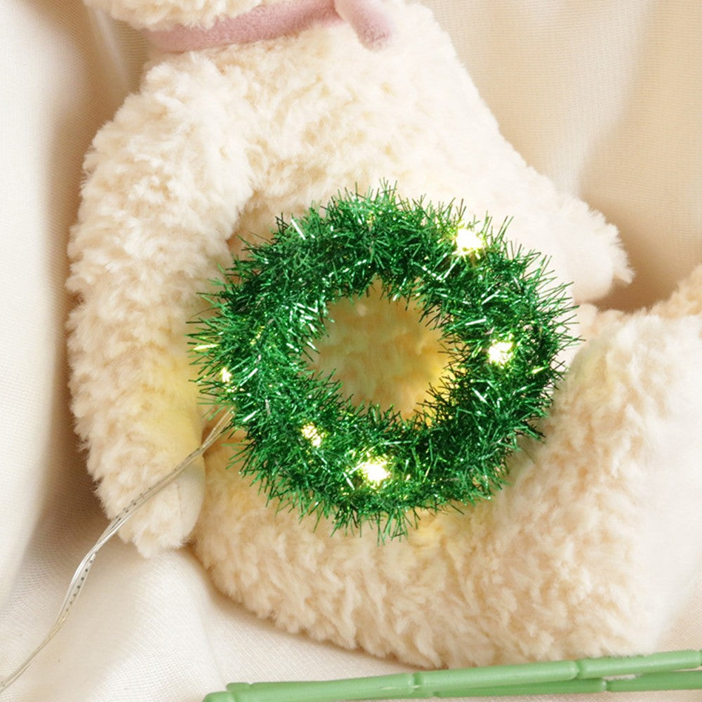 2Pcs 2M 20LED Light String Christmas Tree Decorative String Lights - Green
