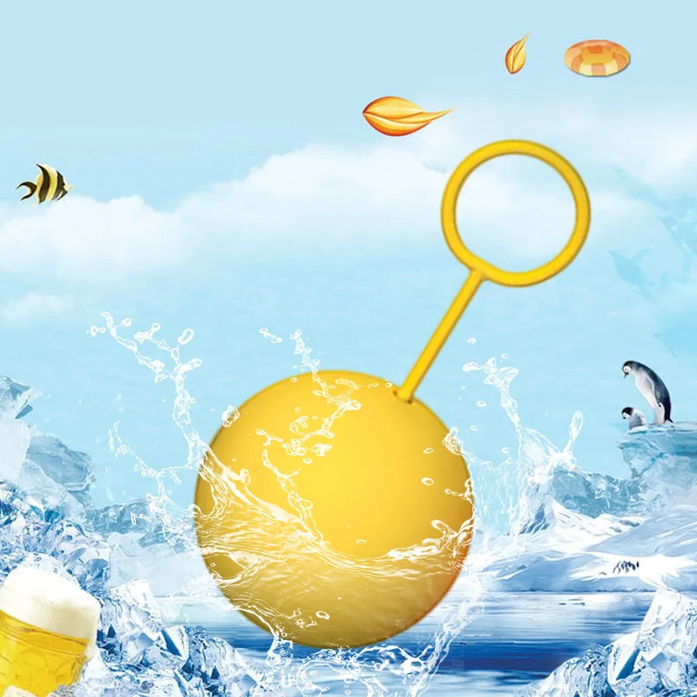 12Pcs Reusable Water Balls Quick Fill Water Balloons Bombs Water Fight Toy for Kids Adults