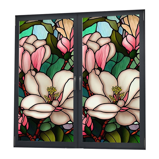 2 Sheets Static Cling Privacy Window Film Frosted Glass Window Sticker Window Covering Film - Style 3