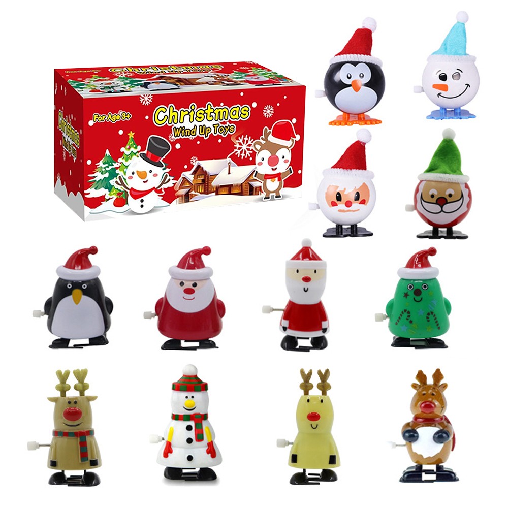 12Pcs Wind Up Decoration Set for Christmas Decoration - Set 2