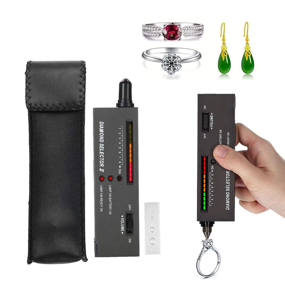 Black Diamond Tester Pen Diamond Detector with LED Indicator