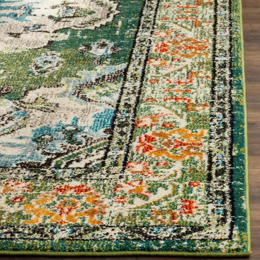 80x120cm Bohemian Floor Mat Non-Slip Carpet Vintage Rugs Home Decor - Style 2