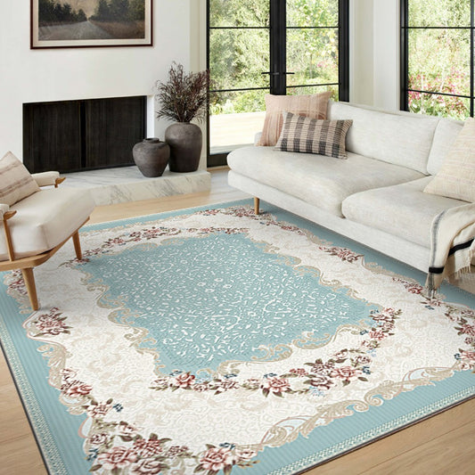80x120cm Bohemian Floor Mat Non-Slip Carpet Vintage Rugs Home Decor - Style 2