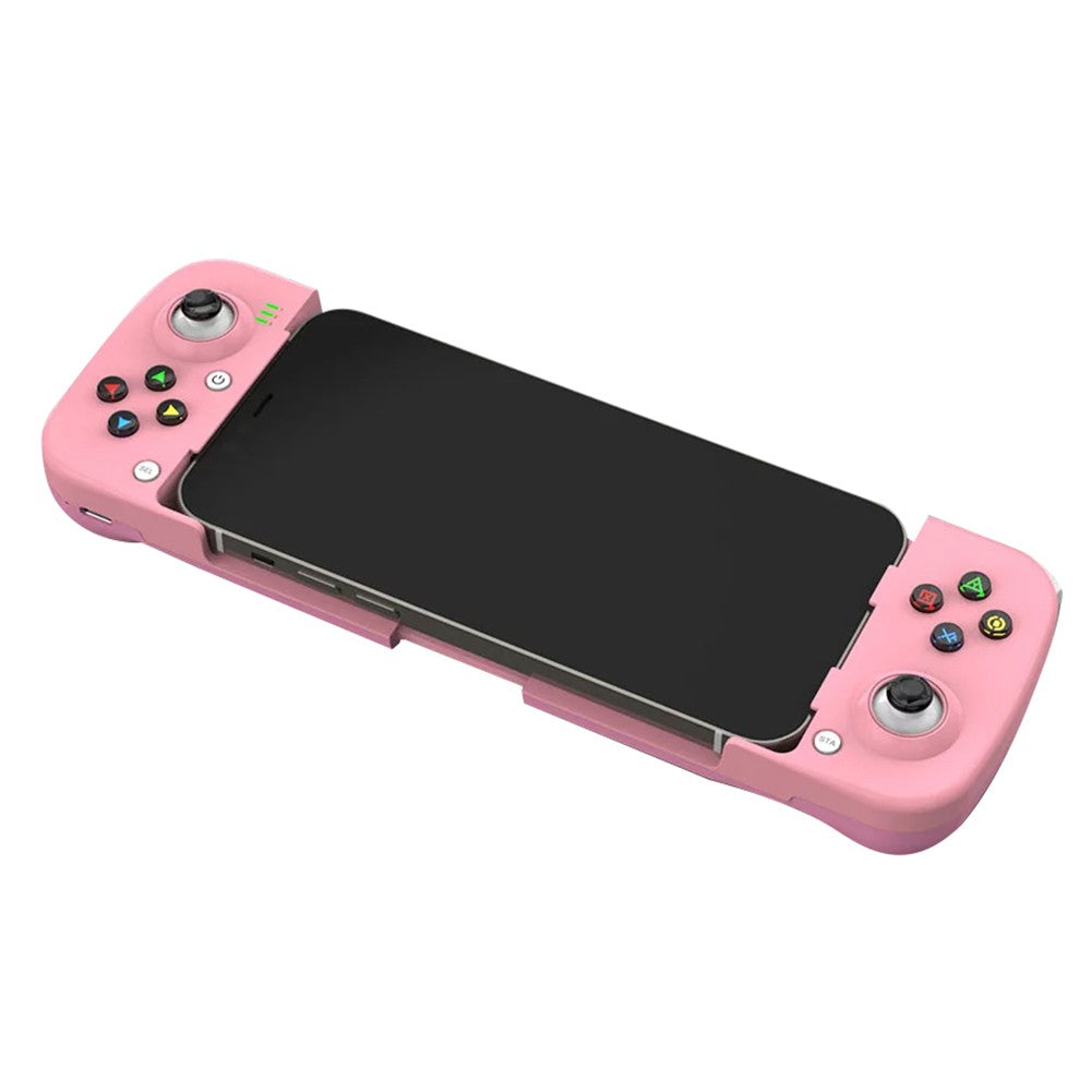 Bluetooth 5.0 Mobile Phone Gamepad Wireless Game Controller for PS/Switch - Pink