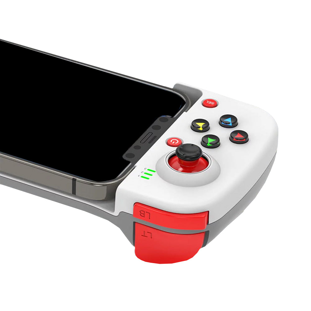 Bluetooth 5.0 Mobile Phone Gamepad Wireless Game Controller for PS/Switch - White