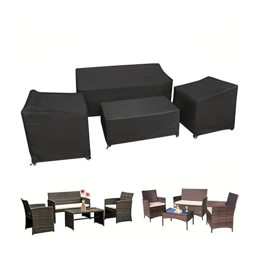 4-Piece Patio Furniture Covers Water-resistant Outdoor Furniture Covers Set