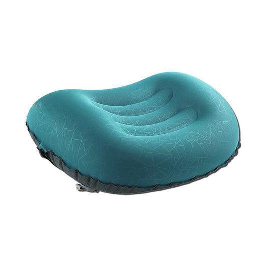 Portable Inflatable Pillow Outdoor Camping Neck Pillow Travel Sleeping Pillow - Blue