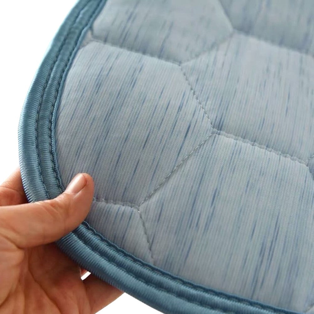 1Pc 65x45cm Summer Cooling Pillow Pad Pillow Cover - Blue