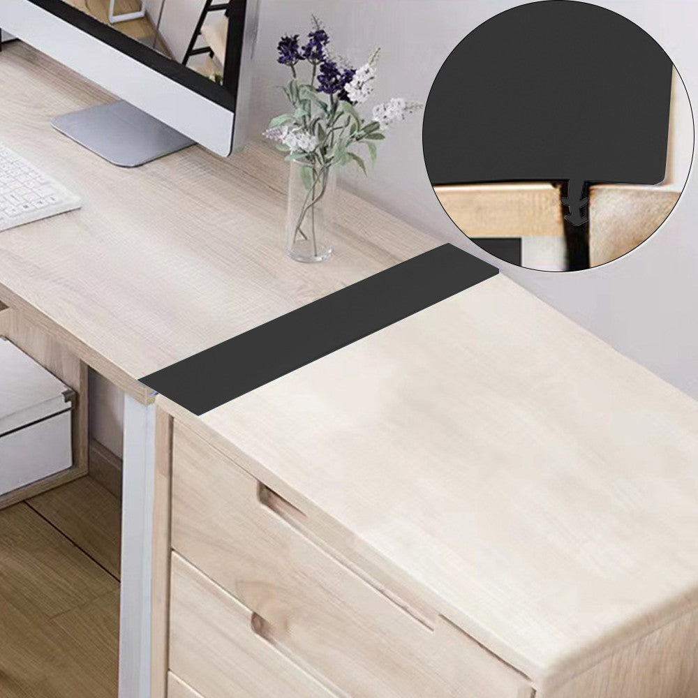 1Pc 25 inches Silicone Kitchen Stove Counter Gap Cover Gap Filler Strip - Black