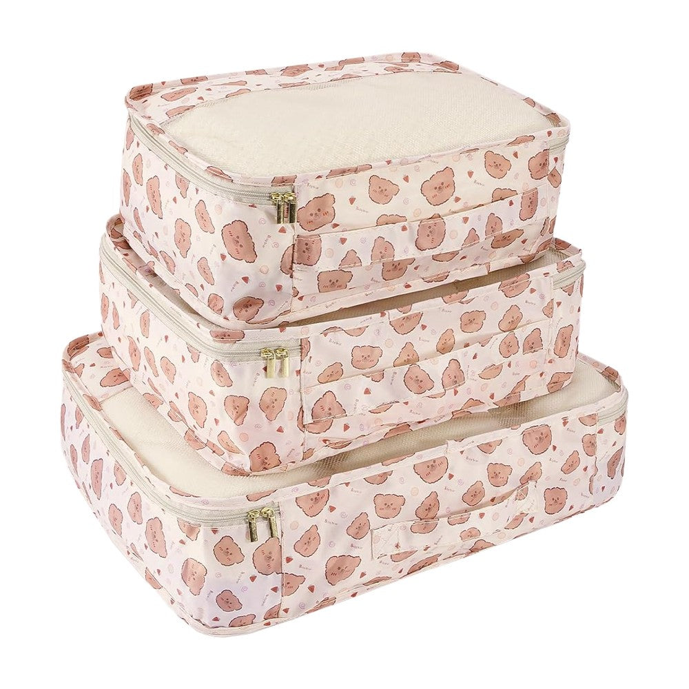 7-Piece Travel Clothing Luggage Storage Bag Set - Style 1