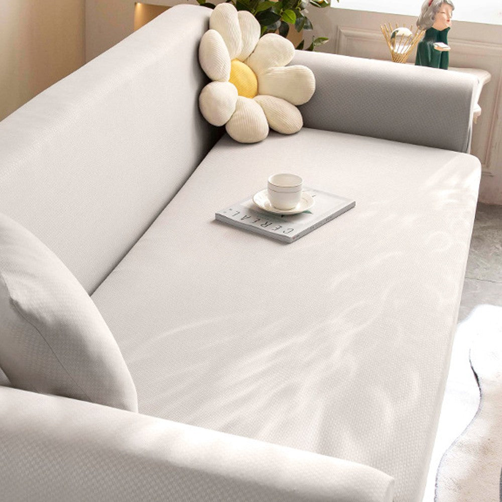 For 1-Seater Summer Cooling Stretch Sofa Cover Slipcover Couch Cover - Grey