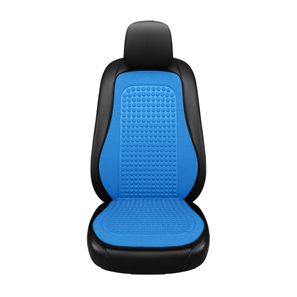 1Pc Summer Cooling Car Seat Cushion Universal Seat Mat Protector - Blue