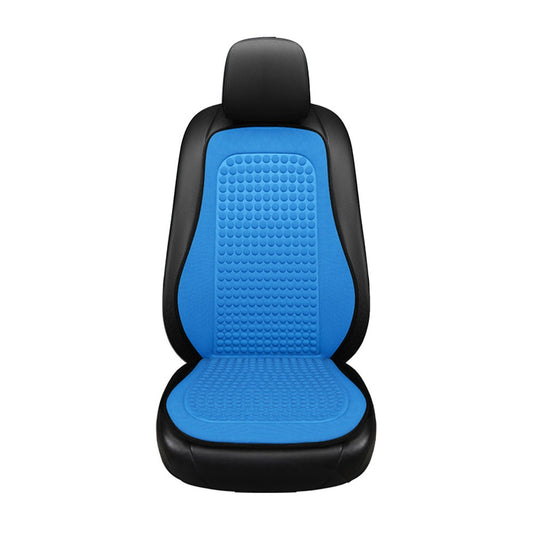 1Pc Summer Cooling Car Seat Cushion Universal Seat Mat Protector - Blue