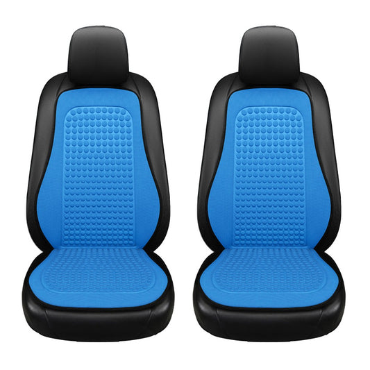 2Pcs Summer Cooling Car Seat Cushion Universal Seat Mat Protector - Blue