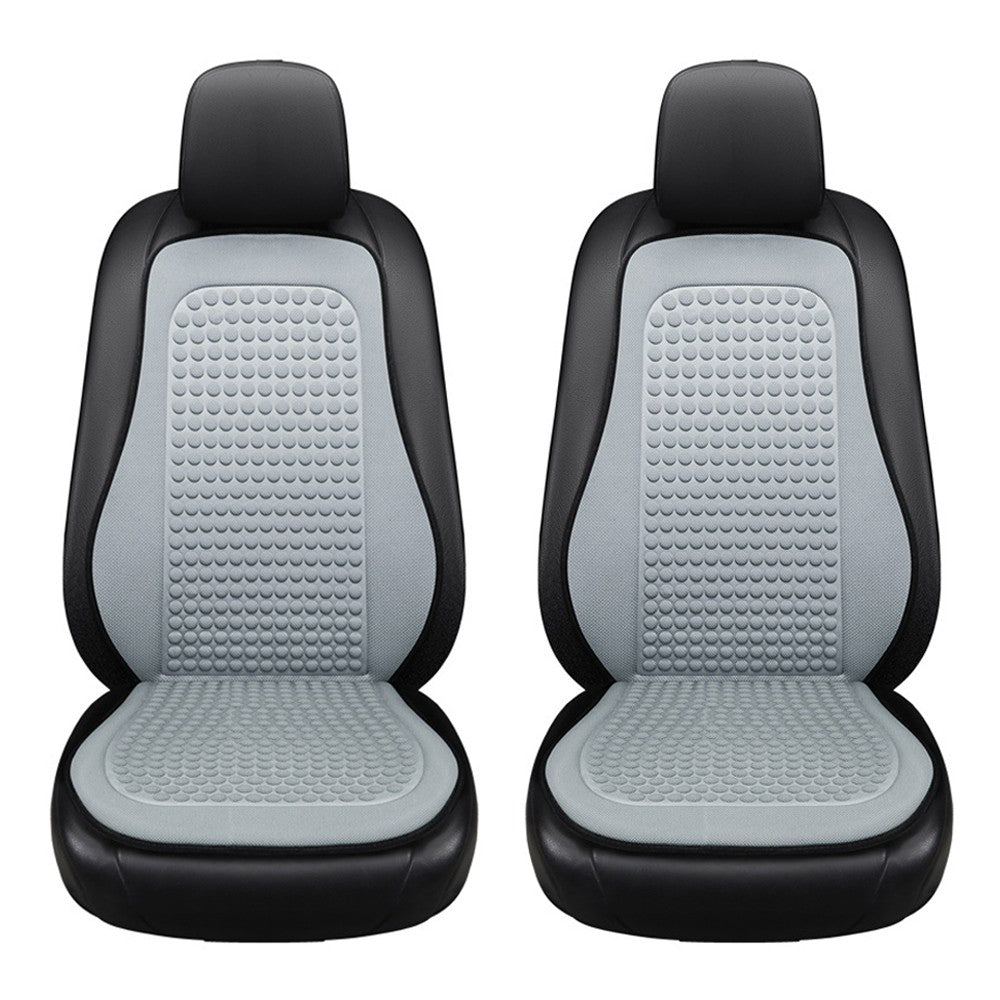 2Pcs Summer Cooling Car Seat Cushion Universal Seat Mat Protector - Grey