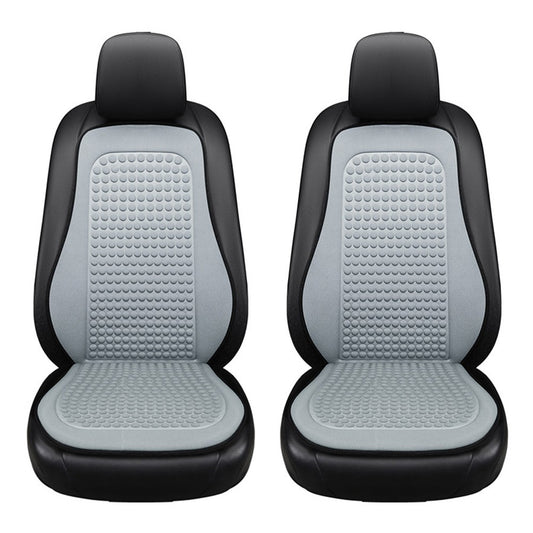 2Pcs Summer Cooling Car Seat Cushion Universal Seat Mat Protector - Grey