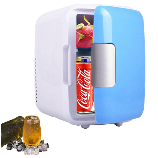 4L Mini Car Cooling and Heating Refrigerator Portable Drinks Cooler Fridge