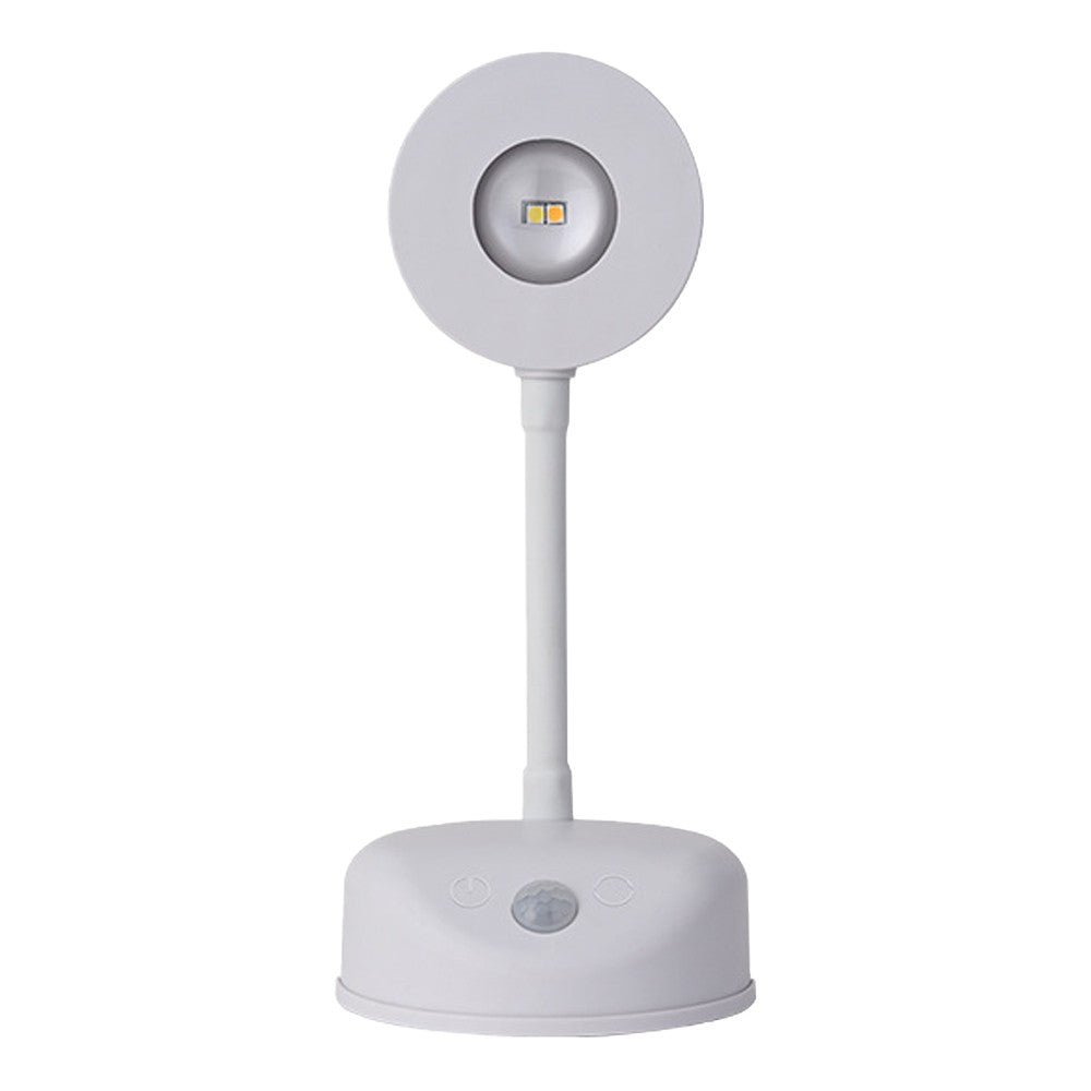 1Pc Cordless LED Sensor Wall Light USB Rechargeable Night Light - White