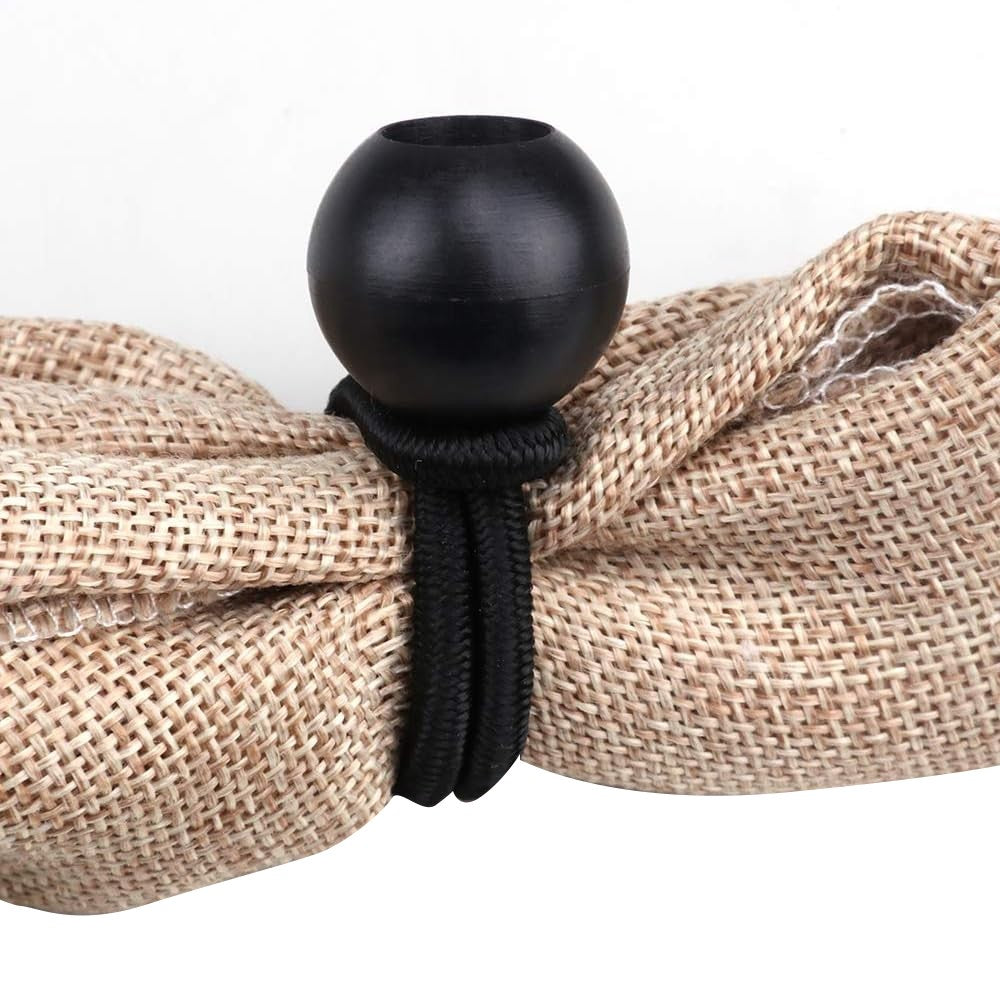 50Pcs Bungee Ball Rope Elastic Tarp Tie-down Strap for Camping Tent Luggage Cord