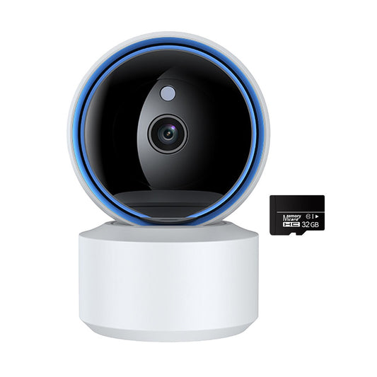 1080P Color Night Vision Camera with 32GB Card Wired Smart Home Security Camera