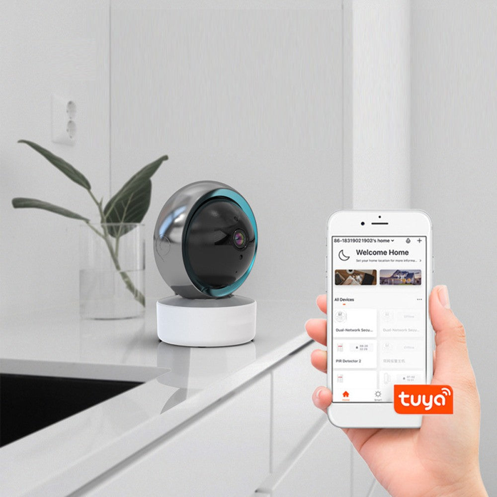 1080P Color Night Vision Camera with 32GB Card Wired Smart Home Security Camera