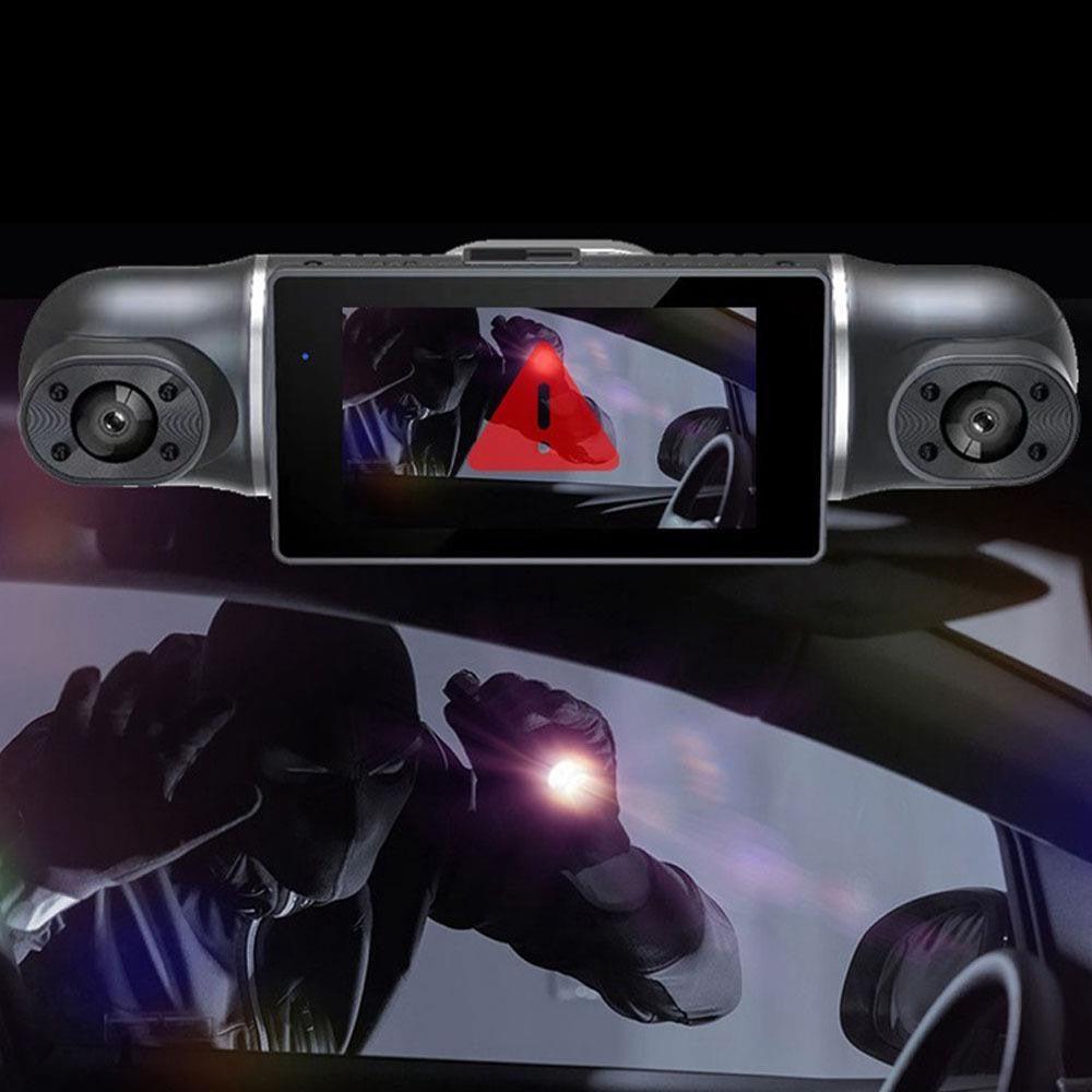 1080P HD 4 Channel 12V Car Dash Camera Night Vision Camera with 32GB TF Card