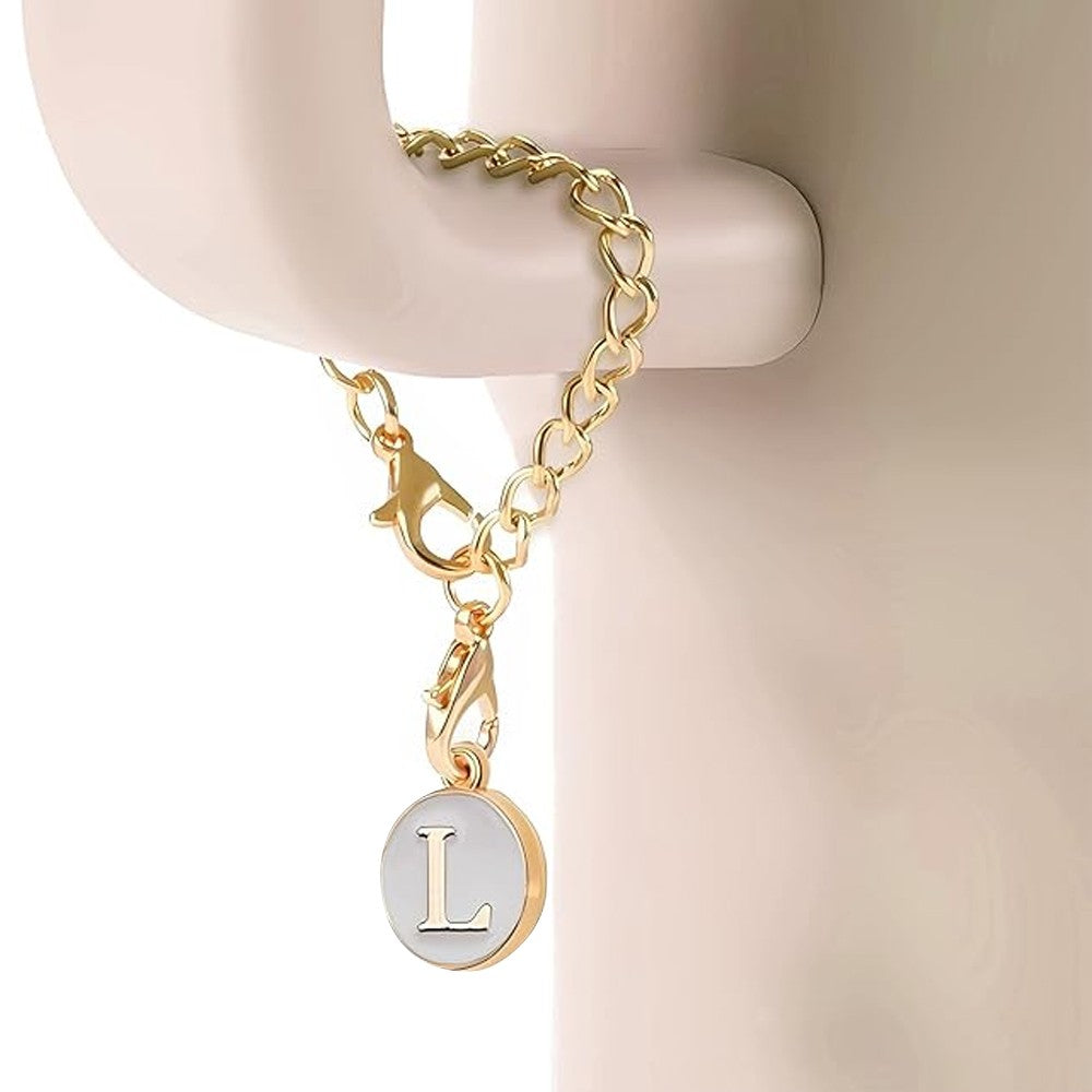 Set of 6 Letter Charm Accessories for Stanley Cup