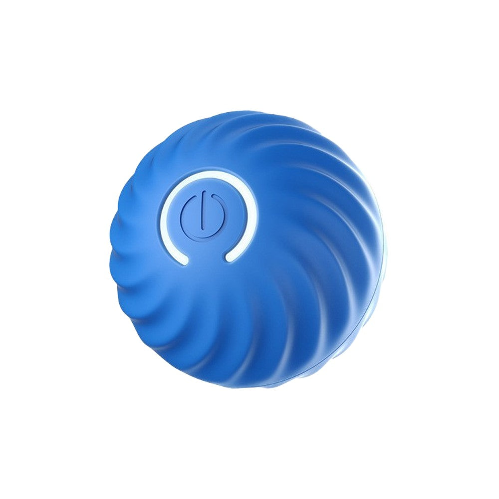 Interactive Dog Toy Automatic Moving Rolling Ball Toy for Small Dogs - Blue