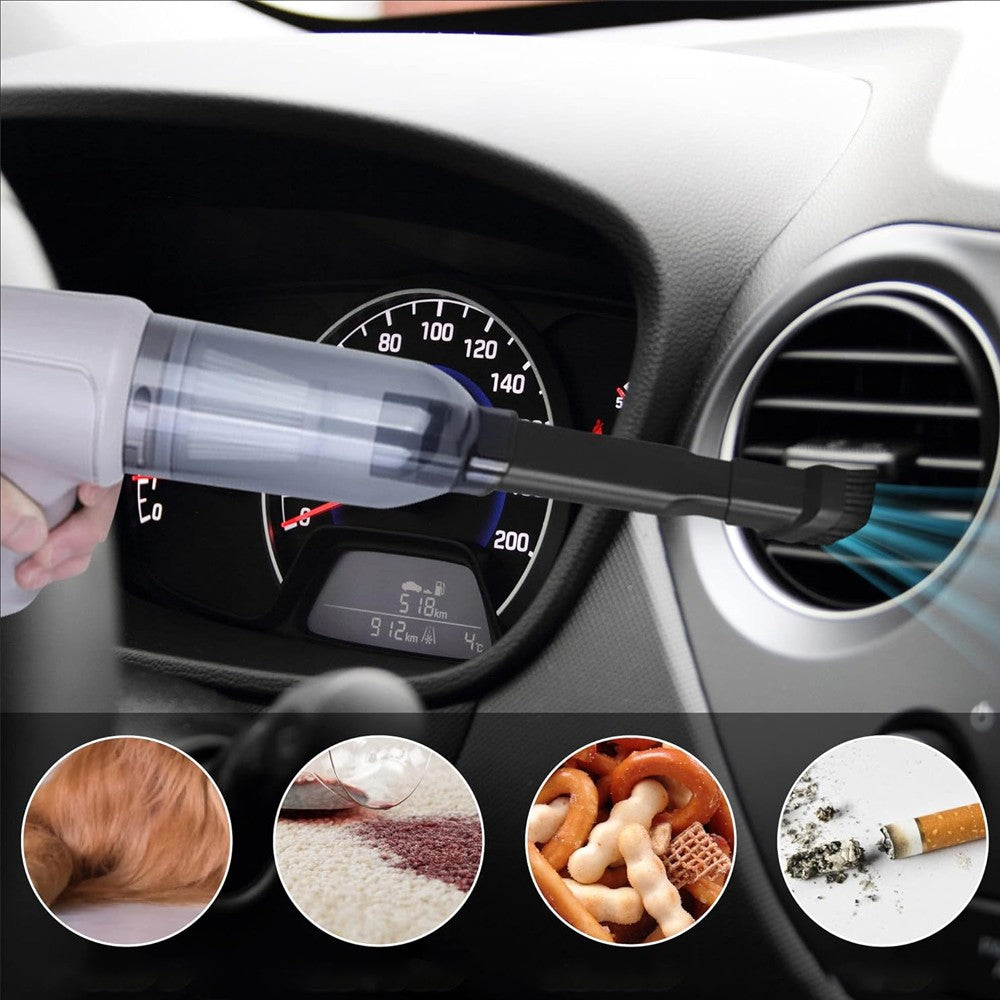 4500PA USB Rechargeable Handheld Vacuum Cleaner Portable Cordless Car Vacuum