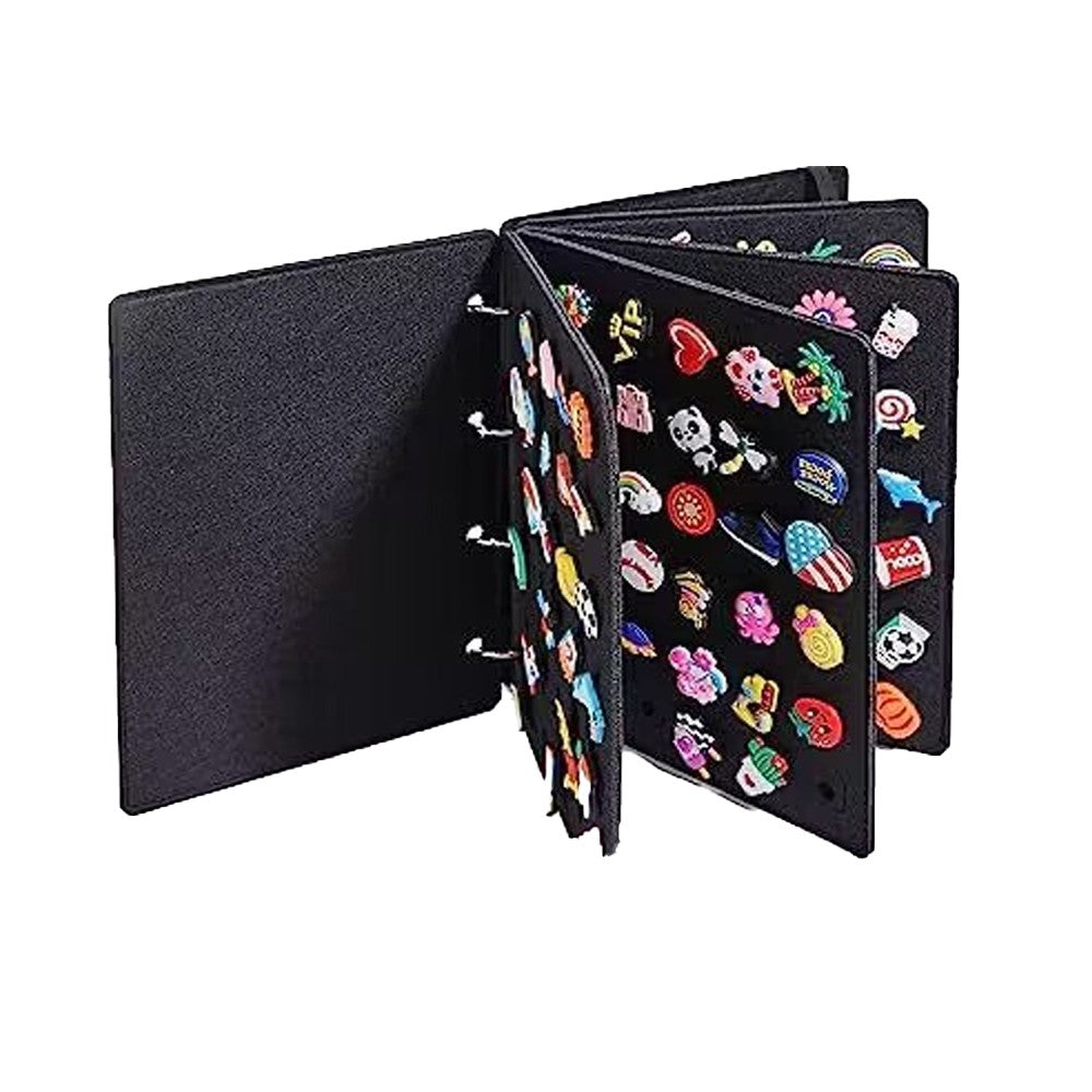 Shoe Charms Organizer Croc Charms Display Holder - Black