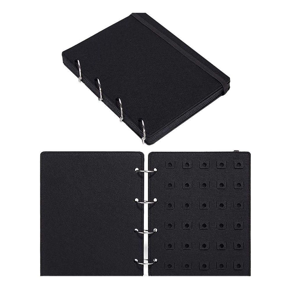 Shoe Charms Organizer Croc Charms Display Holder - Black