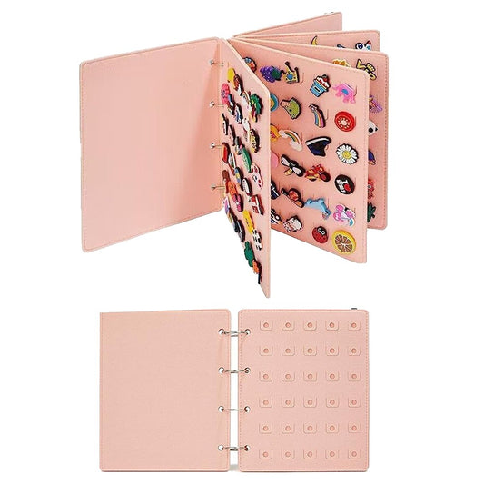 Shoe Charms Organizer Croc Charms Display Holder - Pink