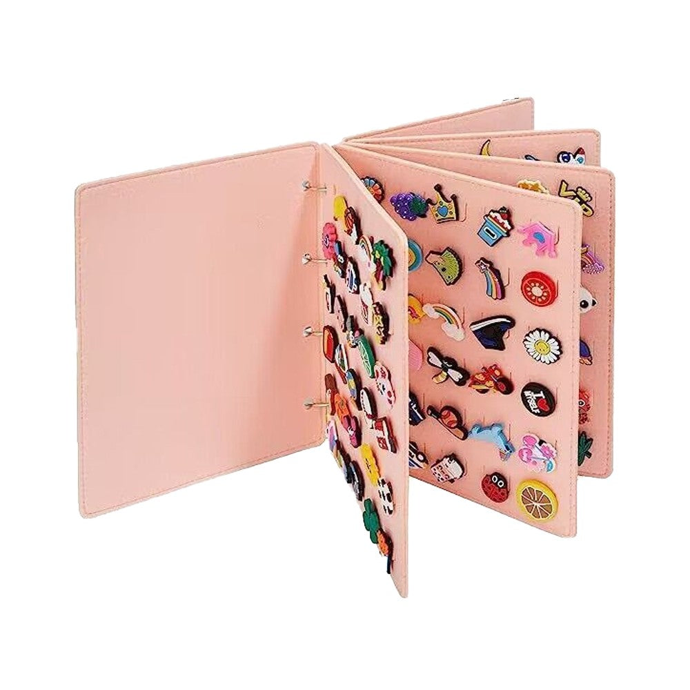 Shoe Charms Organizer Croc Charms Display Holder - Pink