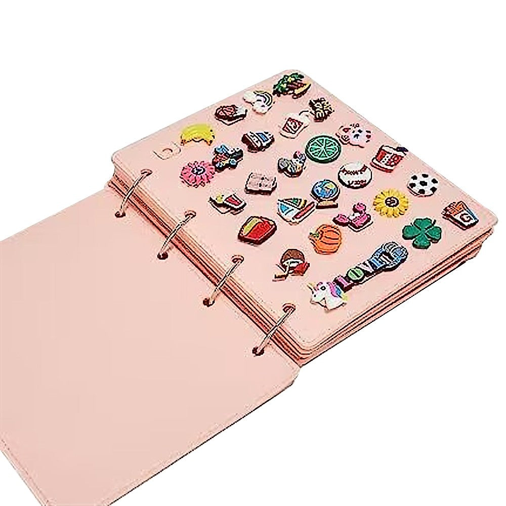 Shoe Charms Organizer Croc Charms Display Holder - Pink