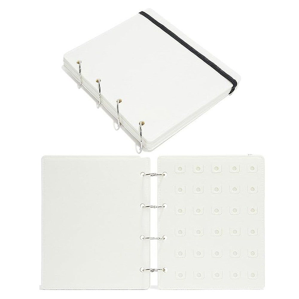 Shoe Charms Organizer Croc Charms Display Holder - White