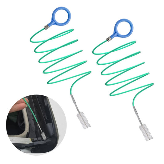 2Pcs 5M Auto Sunroof Drain Cleaning Tool Flexible Slim Pipe Drain Dredging Tool